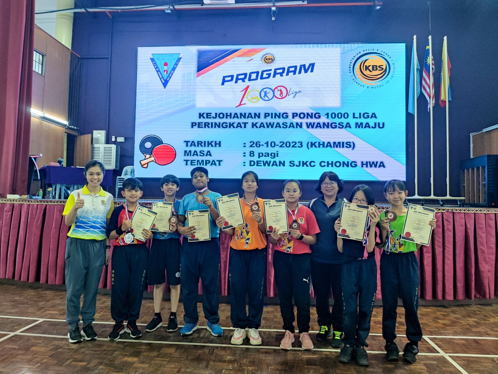 PROGRAM 1000 LIGA KEJOHANAN PING PONG