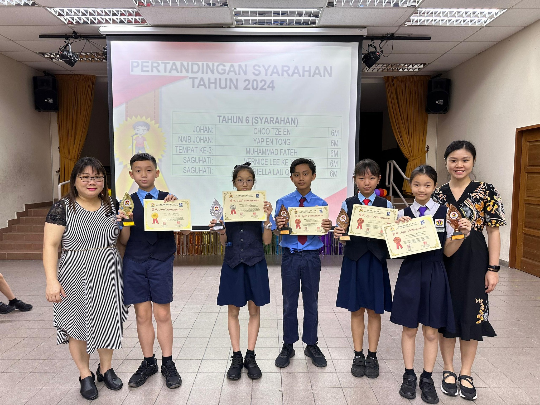 2024年侨南华小校内国语讲故事及演讲比赛成绩