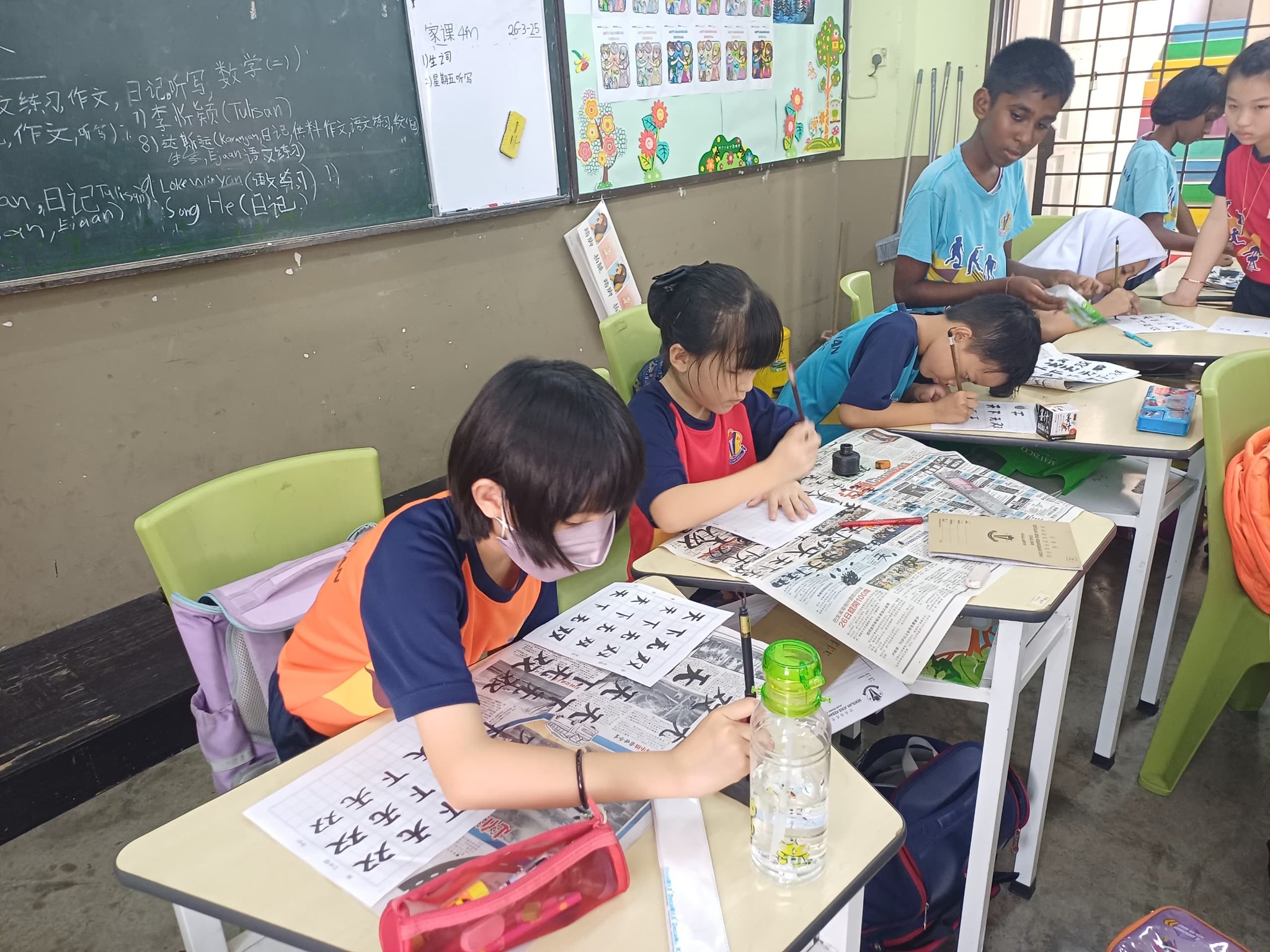 2025年侨南华小书法比赛